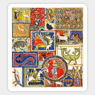 Medieval beasts Sticker